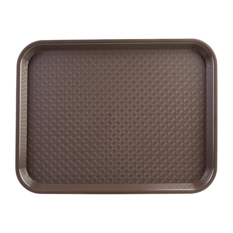 Tabuleiro de self-service 305 x 415mm marrom - Olympia KRISTALLON - Fourniresto Tabuleiro de self-service 305 x 415mm marrom - Olympia KRISTALLON - Fourniresto