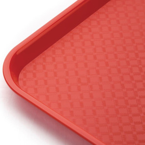 Tabuleiro Self-Service 305 X 415mm Vermelho - Olympia KRISTALLON - Fourniresto