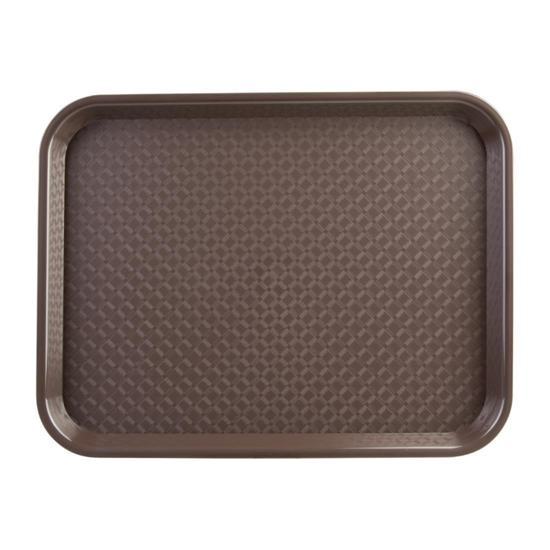 Tabuleiro de self-service marrom 450 x 350mm - Olympia KRISTALLON - Fourniresto Tabuleiro de self-service marrom 450 x 350mm - Olympia KRISTALLON - Fourniresto