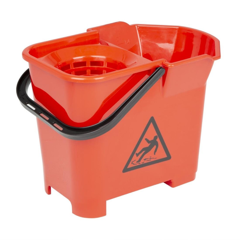 Balde escorredor vermelho 14L - Jantex - Fourniresto Balde escorredor vermelho 14L - Jantex - Fourniresto