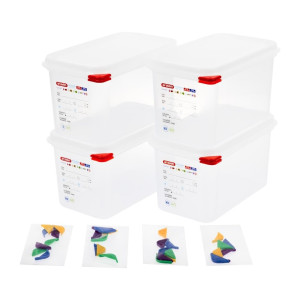 Caixa de alimentos GN1/4 4,3L - Araven - Fourniresto