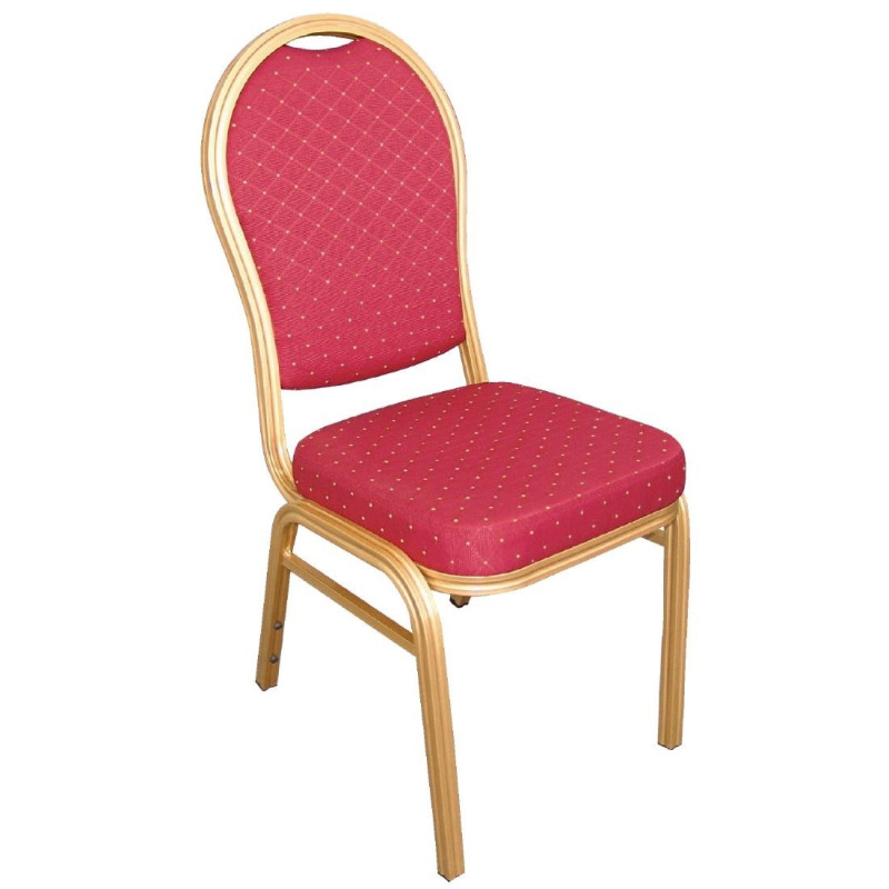 Cadeira de banquete vermelha - Conjunto de 4 - Bolero - Fourniresto Cadeira de banquete vermelha - Conjunto de 4 - Bolero - Fourniresto