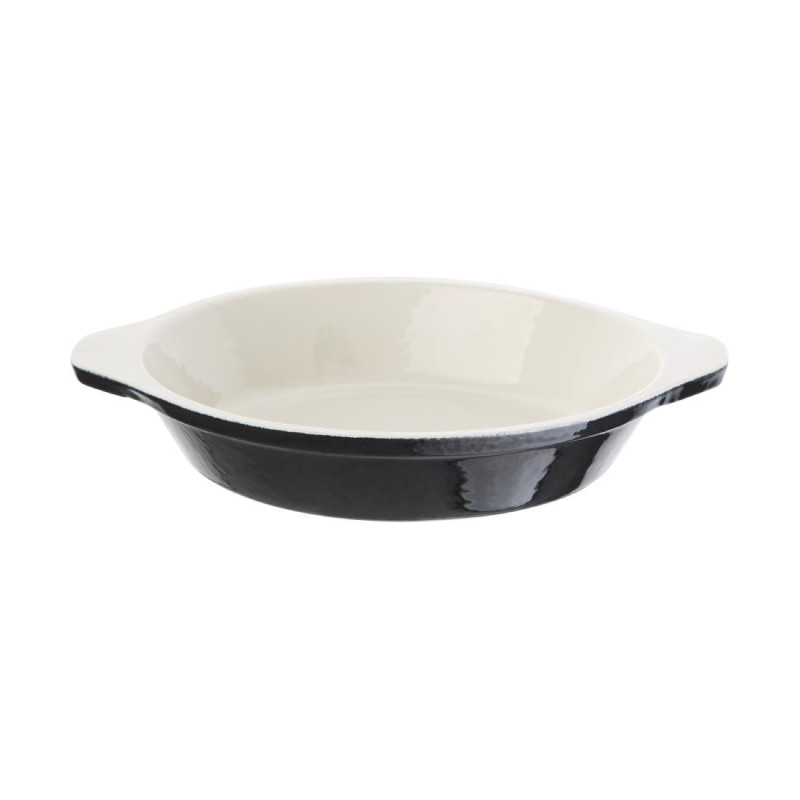 Prato redondo preto para gratinar 750ml - Vogue - Fourniresto Prato redondo preto para gratinar 750ml - Vogue - Fourniresto