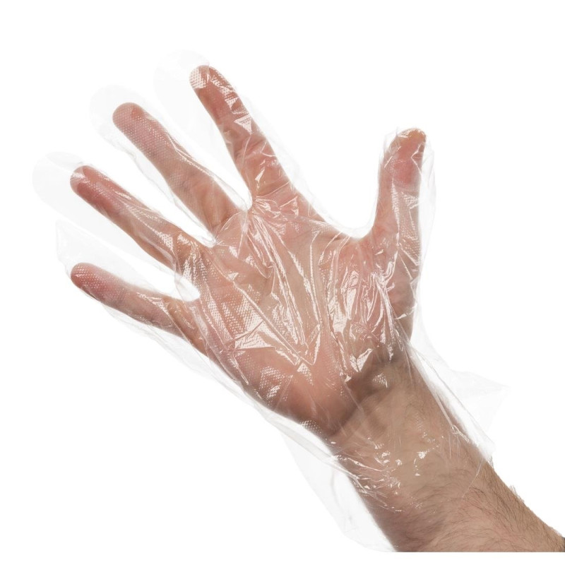 Luvas Descartáveis Transparentes - Pacote com 100 - FourniResto Luvas Descartáveis Transparentes - Pacote com 100 - FourniResto