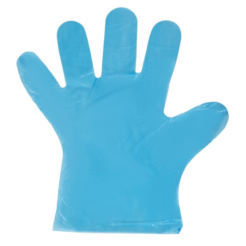 Disposable Blue Gloves - Pack of 100 - FourniResto Disposable Blue Gloves - Pack of 100 - FourniResto