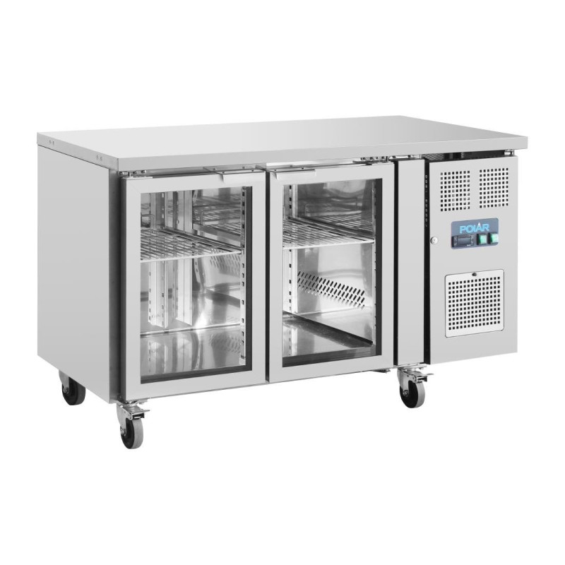 Mesa Refrigerada Positiva com 2 Portas de Vidro - 205 L - Polar Mesa Refrigerada Positiva com 2 Portas de Vidro - 205 L - Polar
