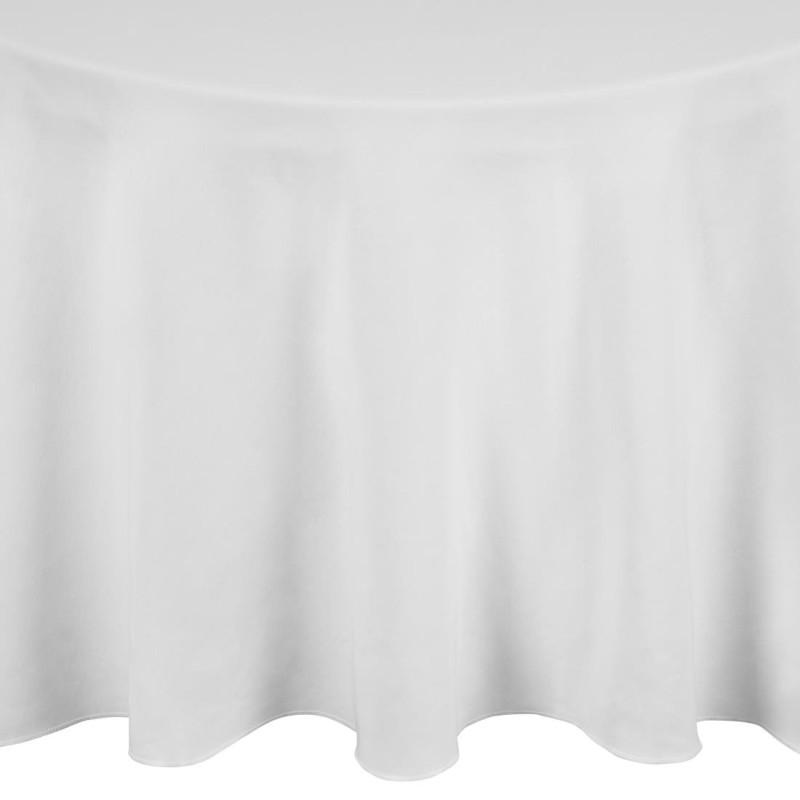 Toalha Redonda Branca Mitre Essentials - Qualidade e Elegância Toalha Redonda Branca Mitre Essentials - Qualidade e Elegância