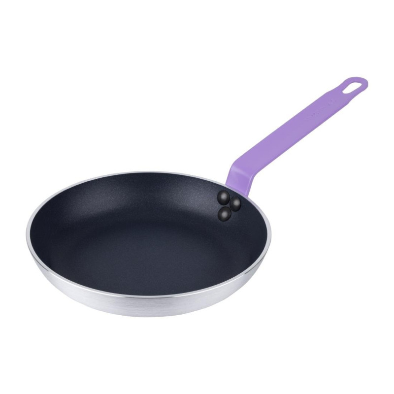 Frigideira de Alumínio Antiaderente Ø 240mm, Cabo Roxo Hygiplas - Revestimento Teflon Platinum Plus Frigideira de Alumínio Antiaderente Ø 240mm, Cabo Roxo Hygiplas - Revestimento Teflon Platinum Plus