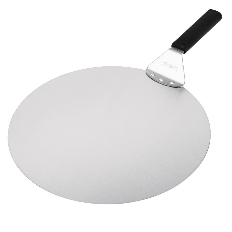 Pá de pizza ou forma redonda Vogue de 30 cm - Aço inoxidável Pá de pizza ou forma redonda Vogue de 30 cm - Aço inoxidável