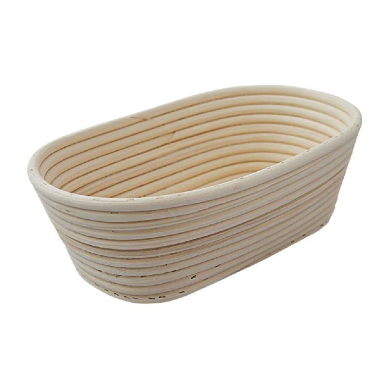 Forma de Pão Oval 1 Kg Schneider DW275 em Vime Natural - Elevação e Fermentação Ótimas Forma de Pão Oval 1 Kg Schneider DW275 em Vime Natural - Elevação e Fermentação Ótimas