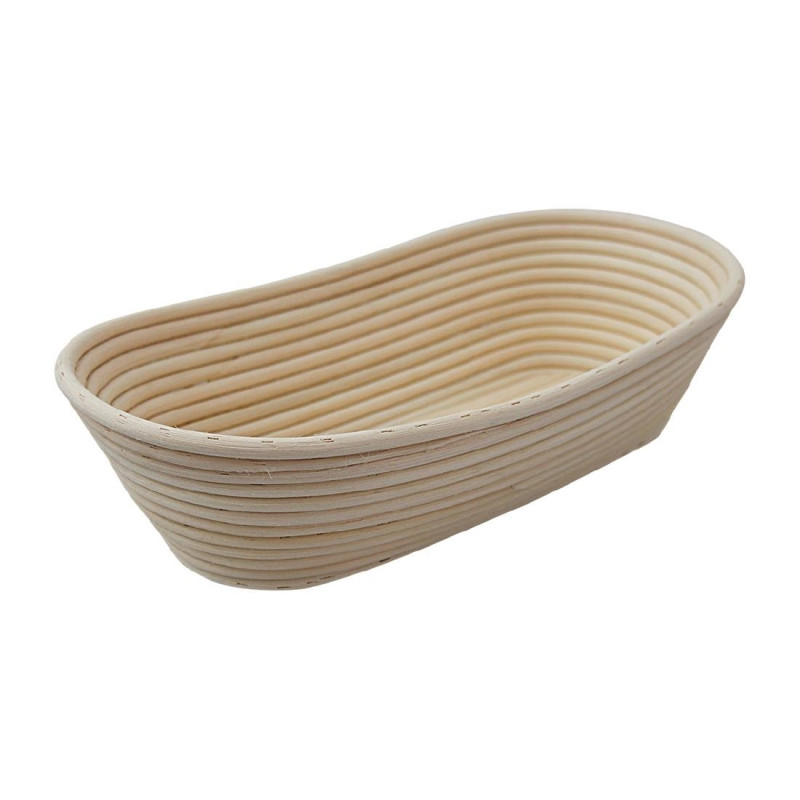 Forma de Pão Oval Schneider - 1,5 Kg em Vime Natural Forma de Pão Oval Schneider - 1,5 Kg em Vime Natural