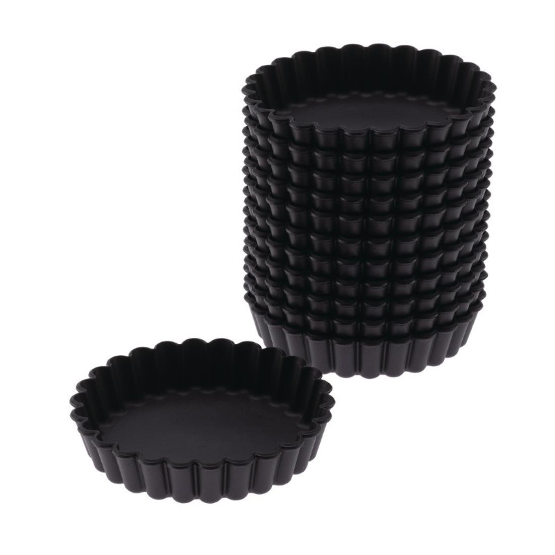 Formas de Tartelete Redondas Cannelés - Ø 100mm Matfer Bourgeat: Prepare deliciosas tarteletes impecáveis. Formas de Tartelete Redondas Cannelés - Ø 100mm Matfer Bourgeat: Prepare deliciosas tarteletes impecáveis.