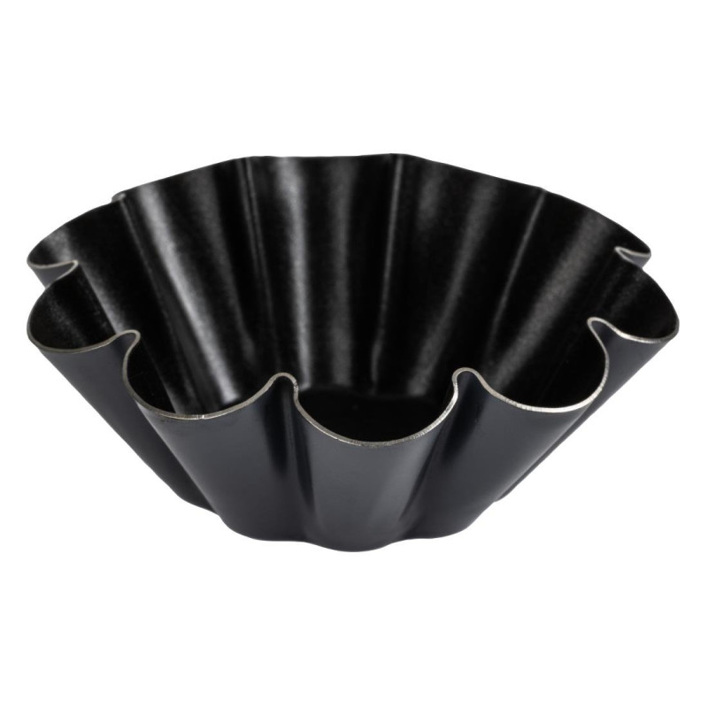 Formas de Mini Brioche Antiaderentes 75 mm - Conjunto de 12, Matfer Bourgeat Formas de Mini Brioche Antiaderentes 75 mm - Conjunto de 12, Matfer Bourgeat