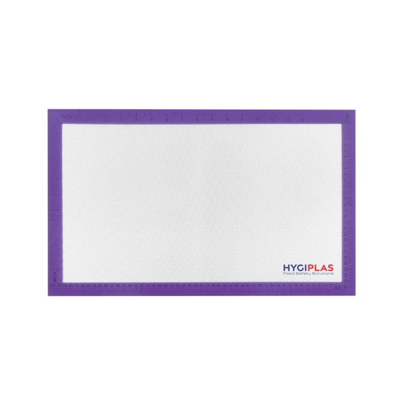 Tapete de Cozimento Antiaderente Hygiplas 520x315mm - Silicone de Qualidade | Alergénios & Fácil de Limpar Tapete de Cozimento Antiaderente Hygiplas 520x315mm - Silicone de Qualidade | Alergénios & Fácil de Limpar