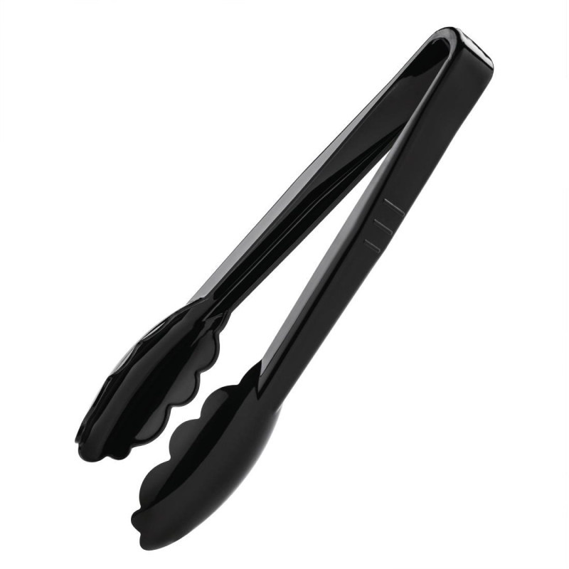 Pinça preta 230 mm Vogue - Cozinha Profissional e Resistente Pinça preta 230 mm Vogue - Cozinha Profissional e Resistente