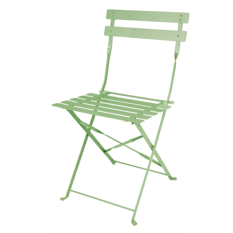 Cadeiras Dobráveis em Aço Verde Claro - Conforto e Durabilidade Cadeiras Dobráveis em Aço Verde Claro - Conforto e Durabilidade
