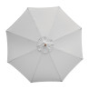 Guarda-sol Redondo Cinza 3m Bolero - Elegância e Proteção UV