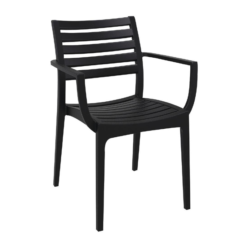 Cadeiras pretas Artemis Siesta - Design moderno e durabilidade Cadeiras pretas Artemis Siesta - Design moderno e durabilidade