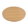 Tampo de Mesa Redondo em Freixo Natural 600 mm - Qualidade Bolero
