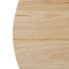 Tabuleiro de Mesa Redondo em Madeira Natural 600 mm Bolero DY738 - Essencial Cozinha Profissional