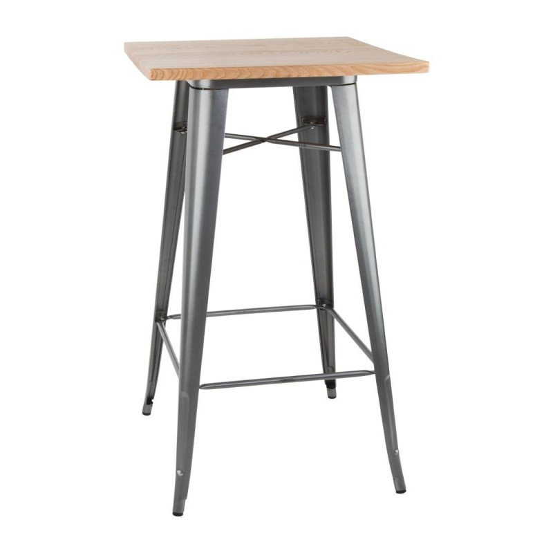 Mesa de Bar Cinza em Madeira Bolero - Qualidade e Elegância Mesa de Bar Cinza em Madeira Bolero - Qualidade e Elegância