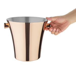 Balde de vinho em cobre Olympia: Elegante e prático, mantenha seus vinhos frescos com estilo.