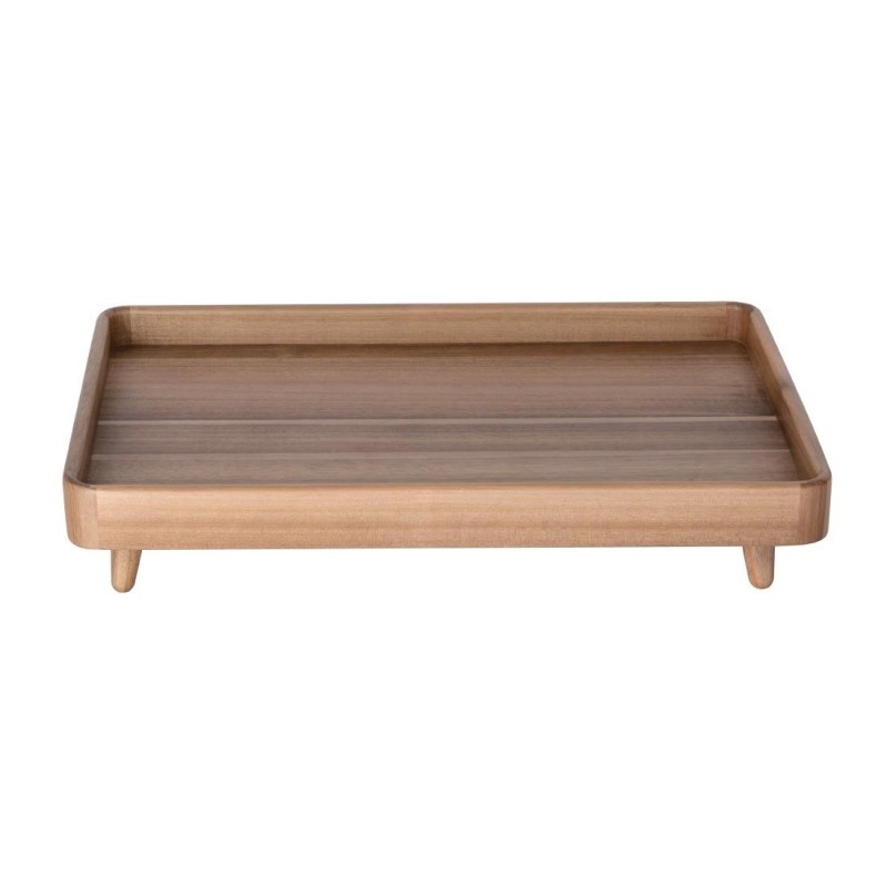 Tabuleiro em Pé de Acácia GN 1/1 Olympia - Estético e Durável Tabuleiro em Pé de Acácia GN 1/1 Olympia - Estético e Durável