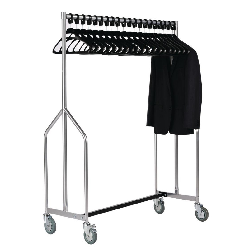 Cabideiro para Roupas Pro em Z com 20 Cabides - Resistente e Elegante Cabideiro para Roupas Pro em Z com 20 Cabides - Resistente e Elegante