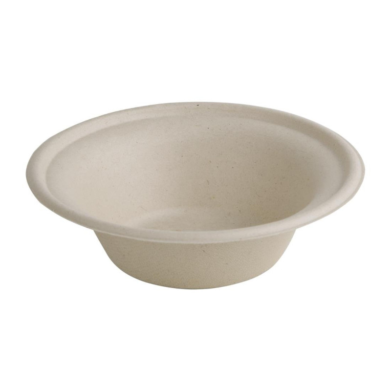 Copos Redondos Compostáveis de Bagaço Natural 312 ml - Pacote de 50 festa ecológica Copos Redondos Compostáveis de Bagaço Natural 312 ml - Pacote de 50 festa ecológica