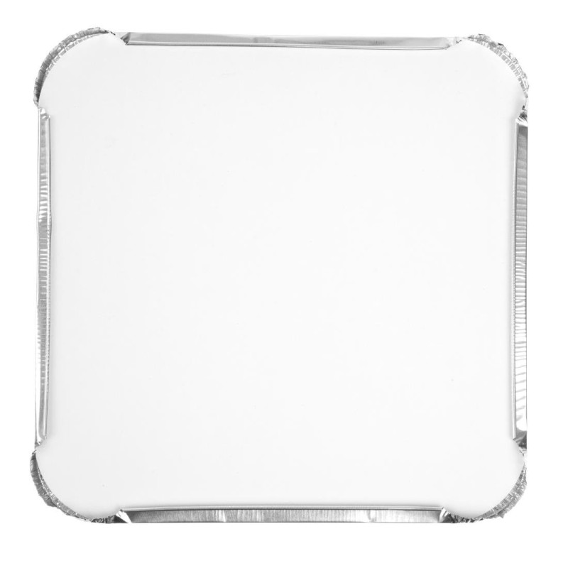 Couvercles en Carton pour Barquettes Aluminium - Lot de 200, conservation optimale Couvercles en Carton pour Barquettes Aluminium - Lot de 200, conservation optimale