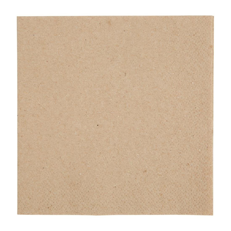 Serviettes Cocktail 2 Plis Kraft - Lot de 4000, Qualité Écologique Serviettes Cocktail 2 Plis Kraft - Lot de 4000, Qualité Écologique