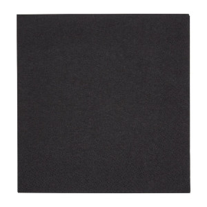 Guardanapos Cocktail 2 Dobras Preto - Lote 4000 | Qualidade superior