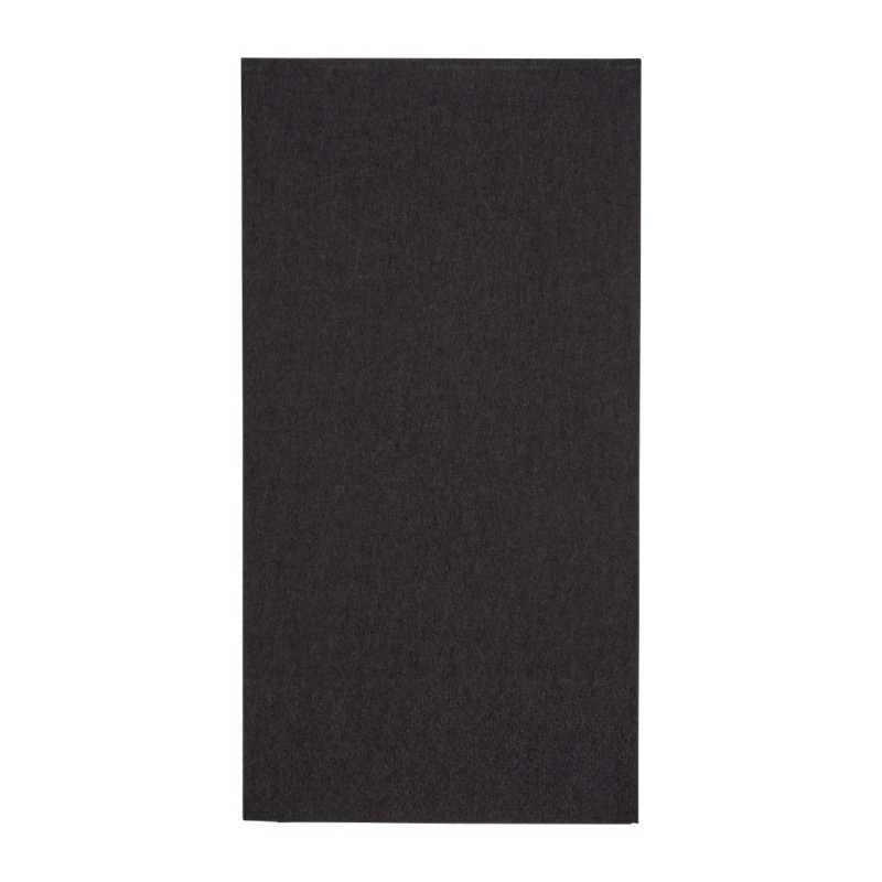 Guardanapos de Jantar 2 Dobras 1/8 Pretos 400mm - Lote 2000 | Qualidade Papel Premium Guardanapos de Jantar 2 Dobras 1/8 Pretos 400mm - Lote 2000 | Qualidade Papel Premium