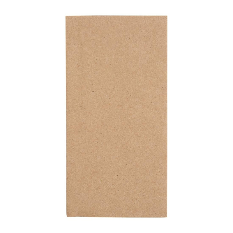 Guardanapos de mesa de papel 2 dobras 1/8 400 mm Kraft - Lote de 200: Qualidade Fiesta, respeitosos com o meio ambiente Guardanapos de mesa de papel 2 dobras 1/8 400 mm Kraft - Lote de 200: Qualidade Fiesta, respeitosos com o meio ambiente