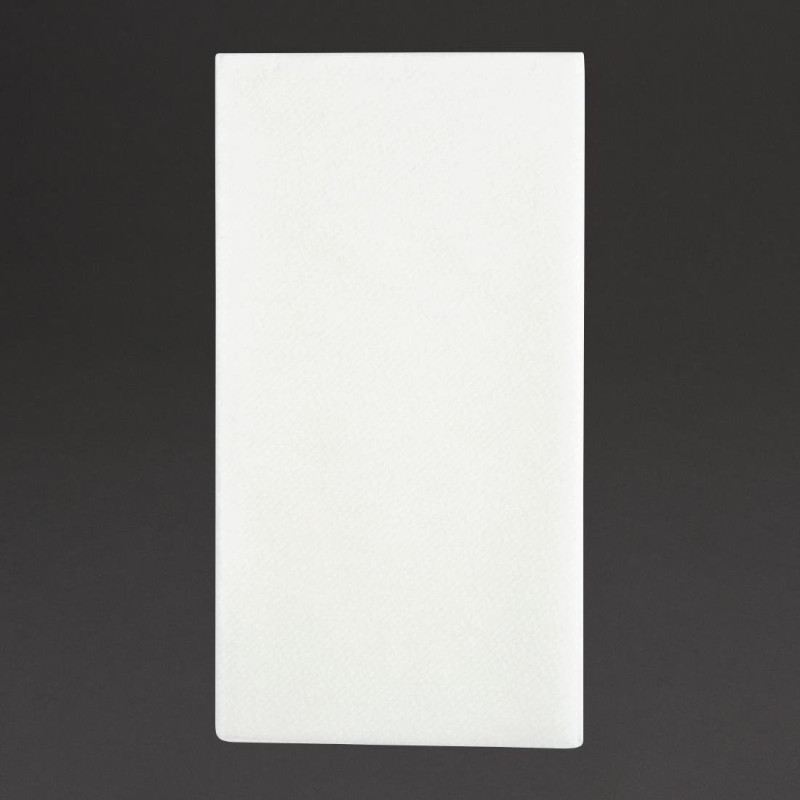 Guardanapos de Mesa Airlaid Dobrados em 8 Premium Brancos 40x40cm - Pacote com 500 Guardanapos de Mesa Airlaid Dobrados em 8 Premium Brancos 40x40cm - Pacote com 500