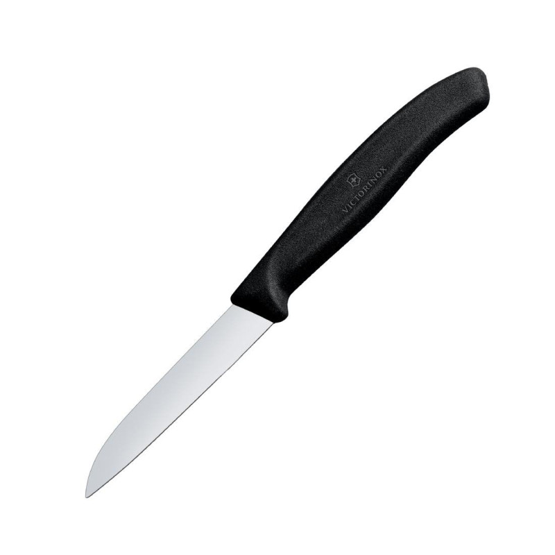 Faca de escritório Victorinox preta 8 cm: Qualidade e desempenho Faca de escritório Victorinox preta 8 cm: Qualidade e desempenho
