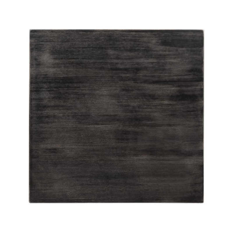 Vintage Black Square Table Top 700 mm Bolero Vintage Black Square Table Top 700 mm Bolero