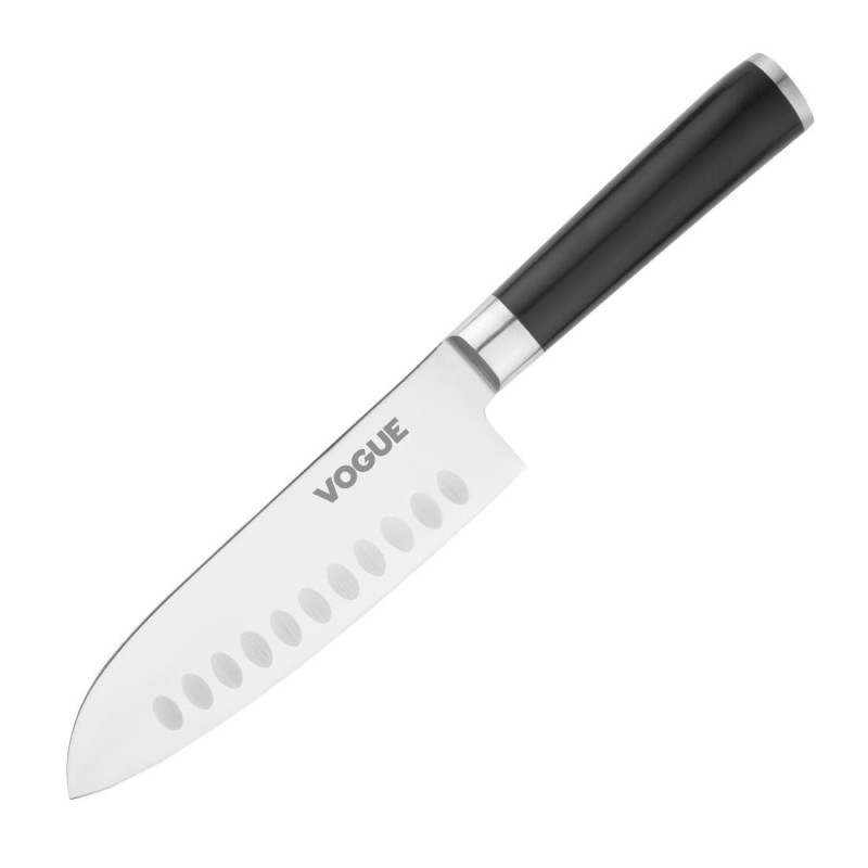 Facas Santoku Inox 180 mm Vogue FS686 - Qualidade profissional Facas Santoku Inox 180 mm Vogue FS686 - Qualidade profissional
