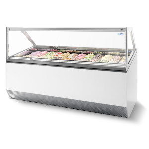 Vitrine de Vidro Millenium - Combisteel Refrigerada 16 cubas - LED