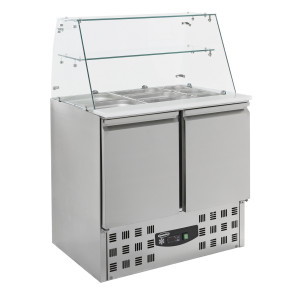 Saladette Refrigerada 2 Portas 240L CombiSteel - Aço Inoxidável & Desempenho