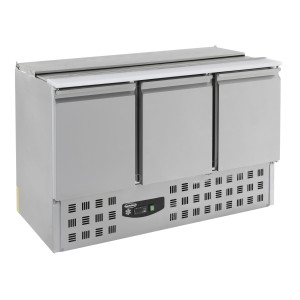 Saladette Refrigerada GN 1/1 - 3 Portas - CombiSteel: Preparação ideal dos ingredientes