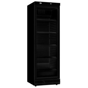 Armoire Refrigerada para Bebidas Preta com Porta de Vidro - 382 L