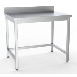 Mesa Inox com Espaldar - Qualidade profissional