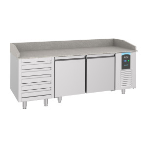 Móvel para Pizza 2 Portas 5 Gavetas - Aço Inoxidável CombiSteel