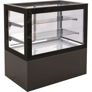 Vitrina refrigerada positiva 300L CombiSteel - Preto elegante