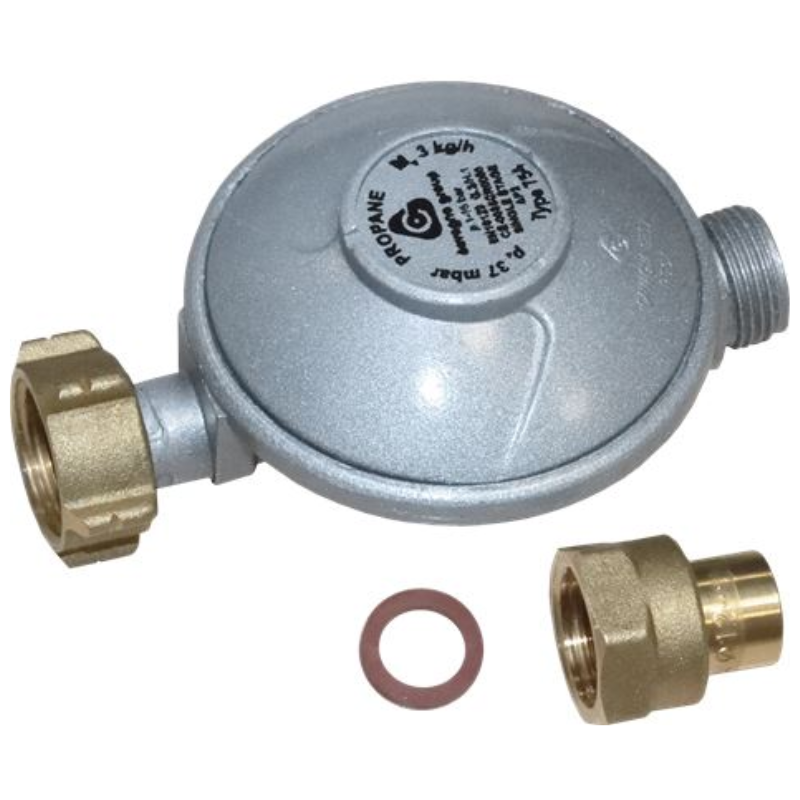 Regulador para Conexão ao Gás Propano para Fritadeira a Gás 23 L - Dynasteel Regulador para Conexão ao Gás Propano para Fritadeira a Gás 23 L - Dynasteel