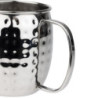 Caneca de Aço Inoxidável Martelado - 440 ml - Conjunto de 6 - Olympia