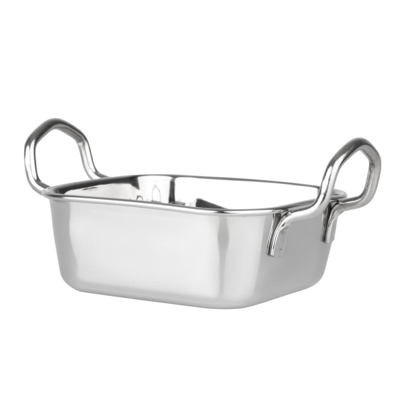Prato de Apresentação em Inox Quadrado - 115 x 115 mm - Olympia Prato de Apresentação em Inox Quadrado - 115 x 115 mm - Olympia