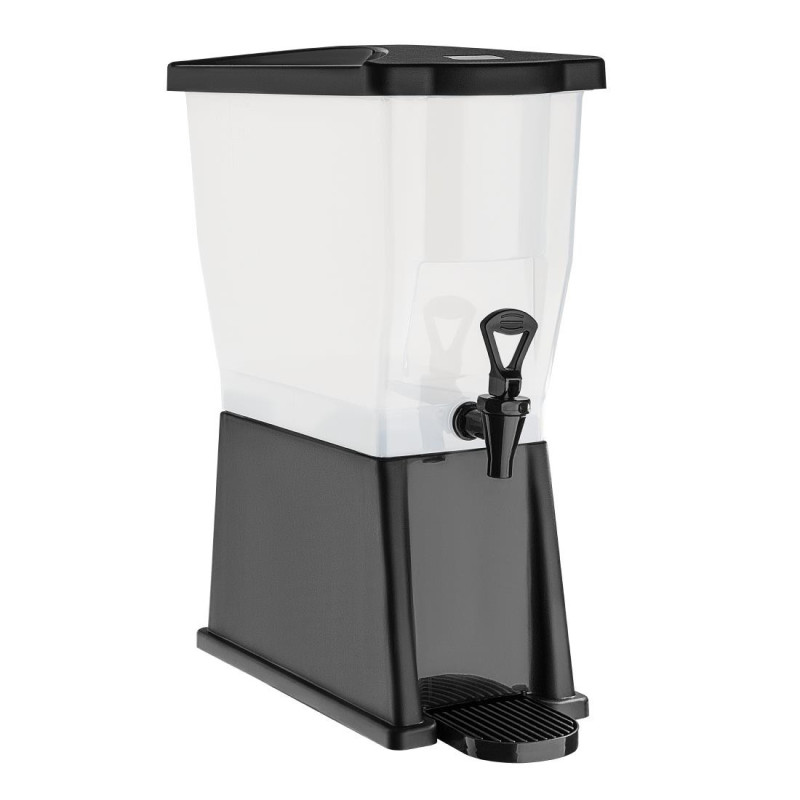Black Polypropylene Beverage Dispenser - 12 L - Olympia Black Polypropylene Beverage Dispenser - 12 L - Olympia