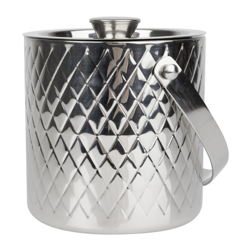 Balde de Gelo em Inox Parede Dupla - 2 L - Olympia Balde de Gelo em Inox Parede Dupla - 2 L - Olympia